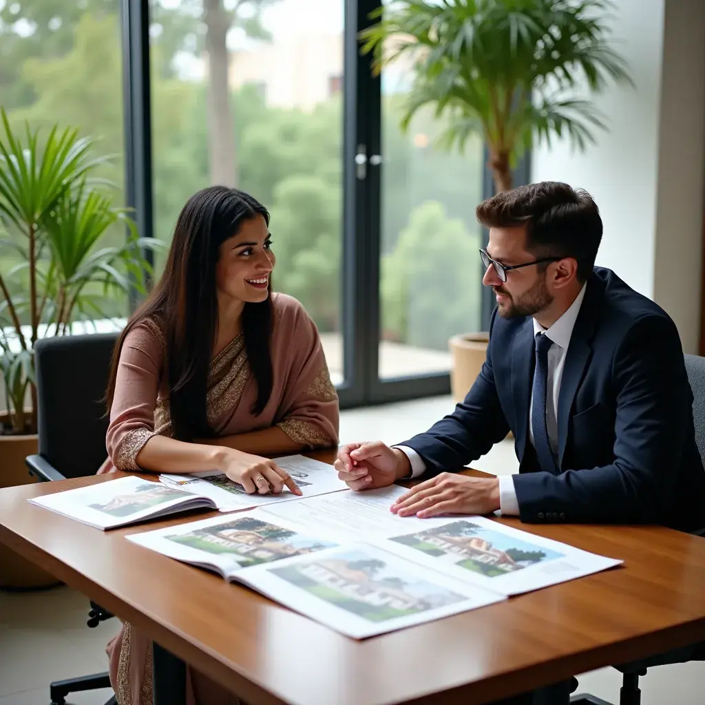 Modern office workspace